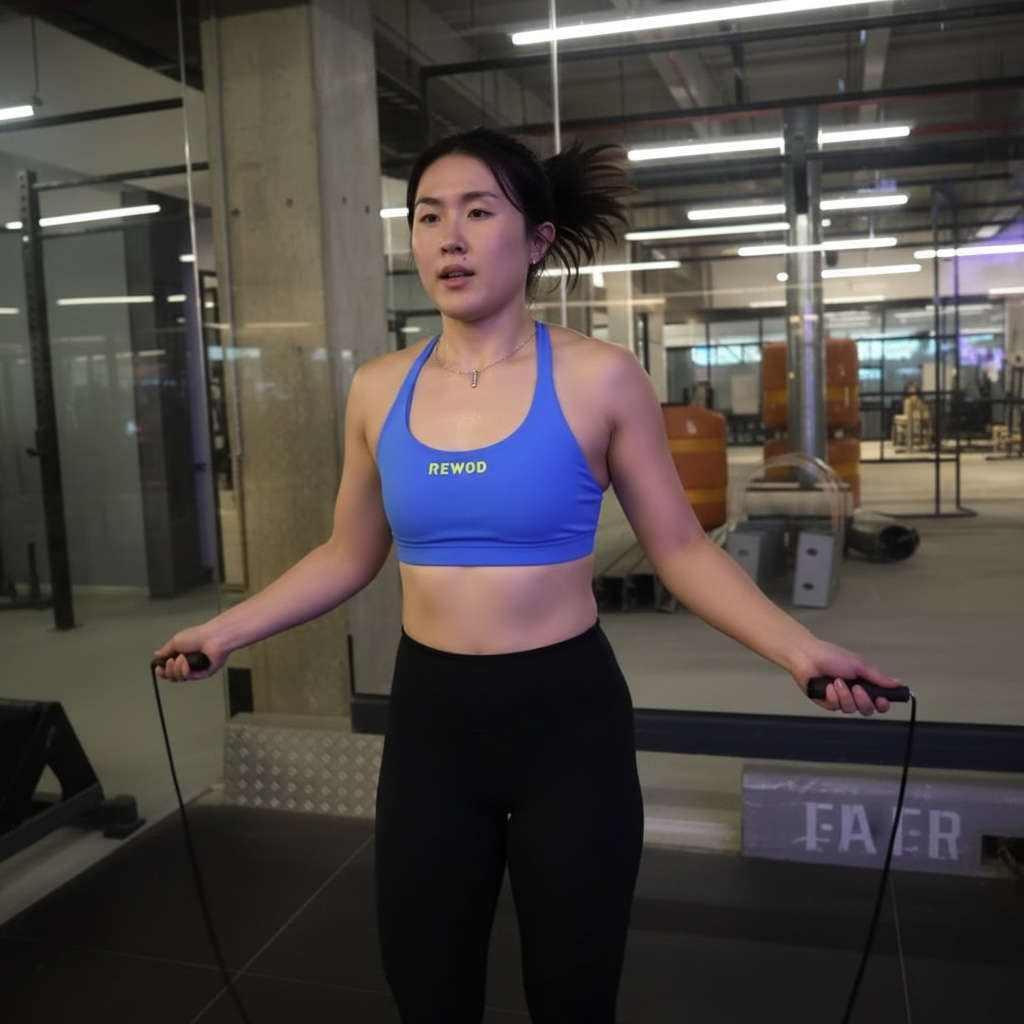 Halter Sports Bra - Electric Blue