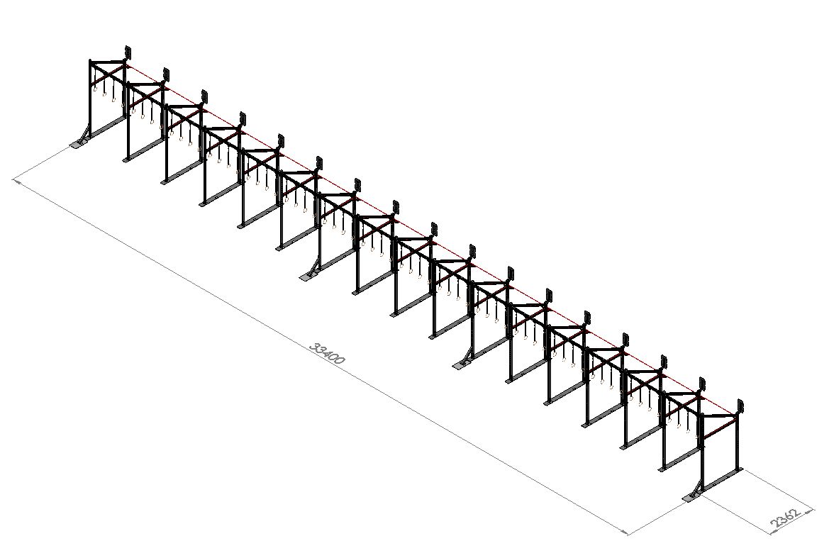 Cluster 6 Lanes Competition Rig - Customisable