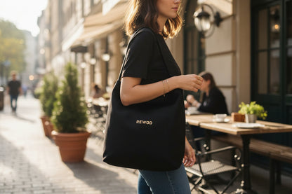 Women's Nylon Bucket Bag - Lightweight & Versatile