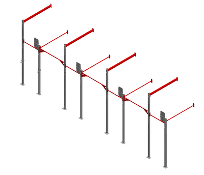 Cluster Wall Ball Target