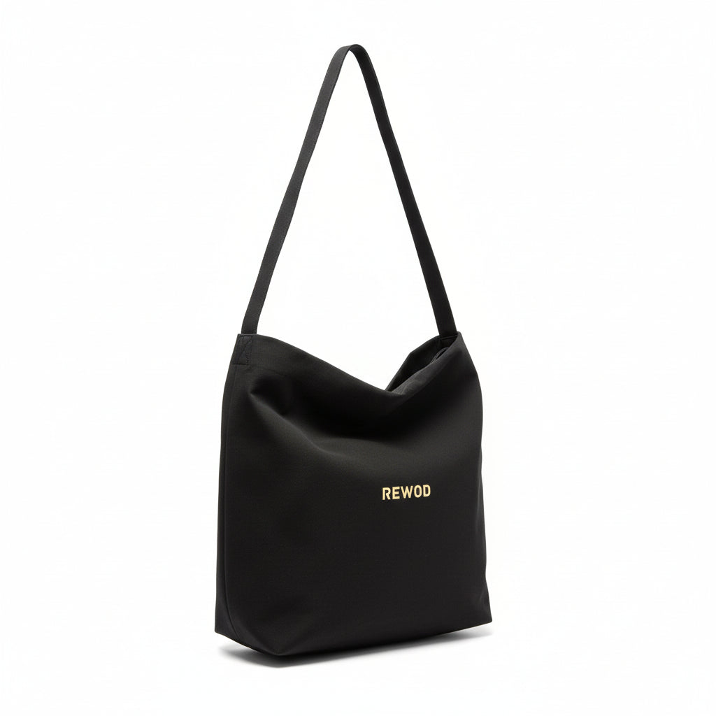 Women's Nylon Bucket Bag - Lightweight & Versatile
